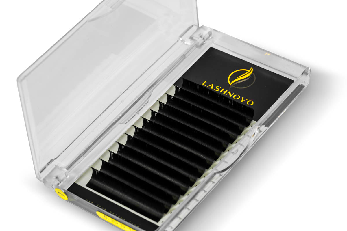 flat-cashmere-Lashnovo-lashes-extensions-wimpers